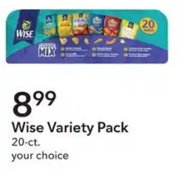 Publix Wise Variety Pack offer