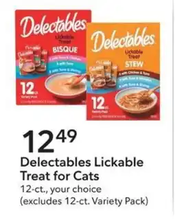 Publix Delectables Lickable Treat for Cats offer