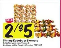 Stop&Shop Shrimp Kabobs or Skewers offer