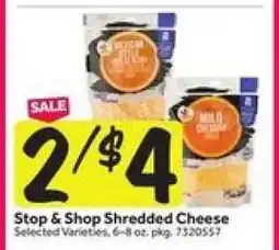 Stop&Shop Stop & Shop Shredded Cheese offer