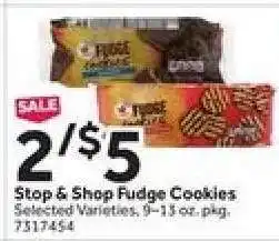 Stop&Shop Stop & Shop Fudge Cookies offer
