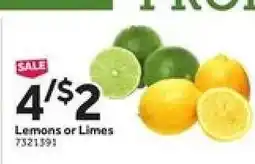 Stop&Shop Lemons Or Limes offer