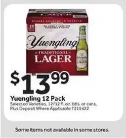 Stop&Shop Yuengling 12 Pack offer