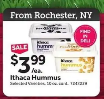 Stop&Shop Ithaca Hummus offer
