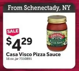 Stop&Shop Casa Visco Pizza Sauce offer