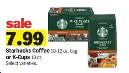Meijer Starbucks Coffee or K-Cups offer
