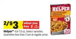 Meijer Helper Cheeseburger Macaroni offer