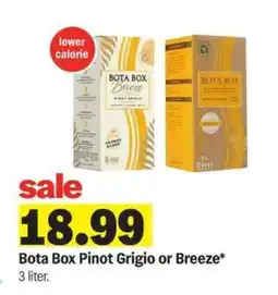 Meijer Bota Box Pinot Grigio or Breeze offer