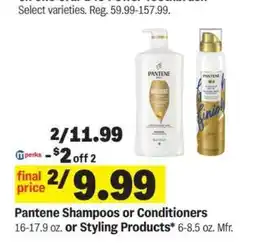 Meijer Pantene Shampoos or Conditioners or Styling Products offer
