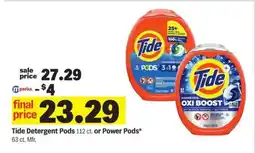Meijer Tide Detergent Pods 112 ct. or Power Pods offer