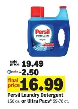 Meijer Persil Laundry Detergent offer
