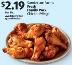 Aldi Sanderson Farms Fresh Family Pack Chicken Wings offer