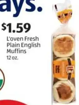 Aldi L'oven Fresh Plain English Muffins offer