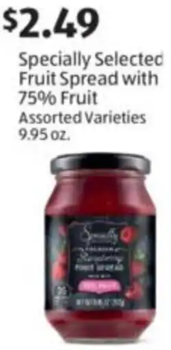 Aldi Specially Selected Fruit Spread with 75% Fruit offer