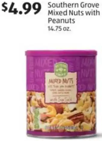 Aldi Southern Grove Mixed Nuts with Peanuts offer