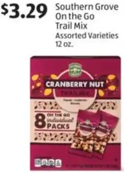 Aldi Southern Grove On the Go Trail Mix offer