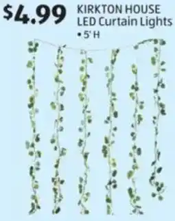 Aldi Kirkton House LED Curtain Lights offer