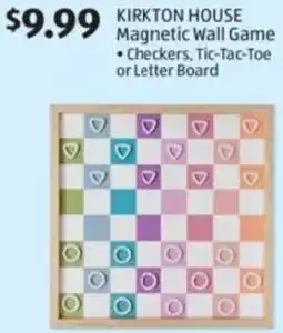 Aldi Kirkton house magnetic wall game offer