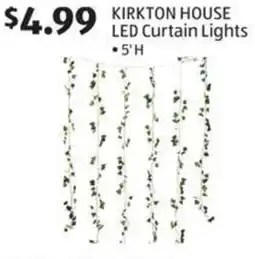 Aldi Kirkton house led curtain lights offer