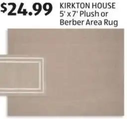 Aldi Kirkton House 5'x7' Plush or Berber Area Rug offer