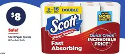 Family Dollar Scott Paper Towels offer