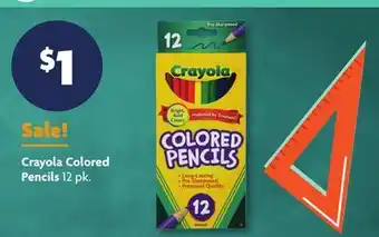 Family Dollar Crayola Colored Pencils offer