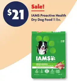 Family Dollar IAMS Proactive Health Dry Dog Food offer