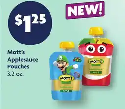 Family Dollar Mott's Applesauce Pouches offer