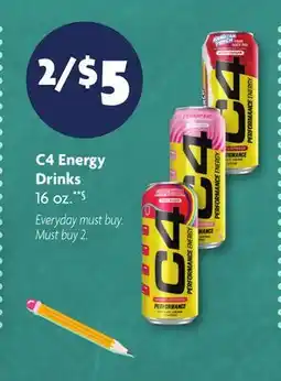 Family Dollar C4 Energy Drinks offer