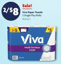 Family Dollar Viva Paper Towels offer