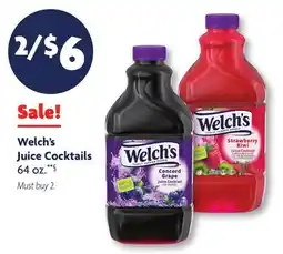 Family Dollar Welch's Juice Cocktails offer