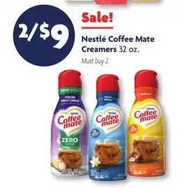 Family Dollar Nestlé Coffee Mate Creamers offer