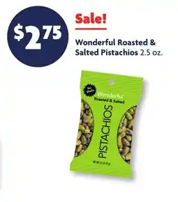 Family Dollar Wonderful Roasted & Salted Pistachios offer