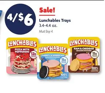 Family Dollar Lunchables Trays offer