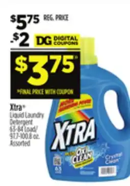 Dollar General Xtra Liquid Laundry Detergent offer