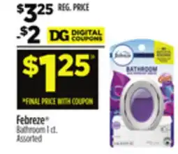Dollar General Febreze Bathroom offer