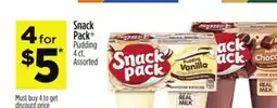 Dollar General Snack Pack Pudding offer