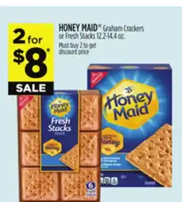 Dollar General HONEY MAID Graham Crackers or Fresh Stacks offer