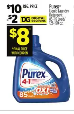 Dollar General Purex Liquid Laundry Detergent offer
