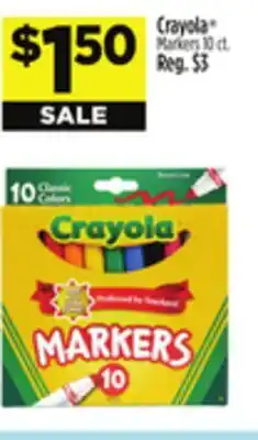 Dollar General Crayola Markers offer