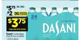 Dollar General Dasani Purified Water offer