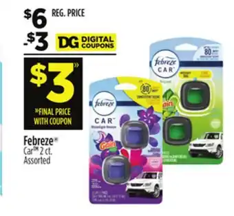 Dollar General Febreze Car offer