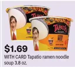CVS Tapatío ramen noodle soup 3.8 oz offer
