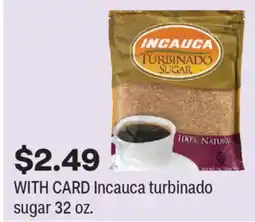 CVS Incauca turbinado sugar offer