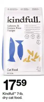 Target Kindfull 7-lb. dry cat food offer