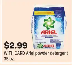 CVS Ariel powder detergent 35 oz offer