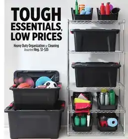 Dollar General Heavy Duty Organization or Cleaning offer