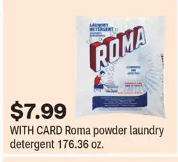 CVS Roma powder laundry detergent 176.36 oz offer