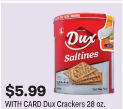 CVS Dux Crackers 28 oz offer