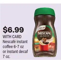 CVS Nescafé instant coffee 6-7 oz or instant decaf 7 oz offer